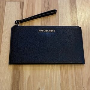 Michael Kors Black Wristlet Clutch